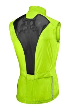 Coupe-vent Sans Manches Superlight -Magasin D'Équipement De Vélo 850003311850003312850003313850003314850003315850003316 SUPERLIGHTWINDVEST NEONYELLOWREAR